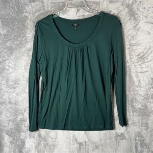 Talbots Dark Green Long Sleeve Top